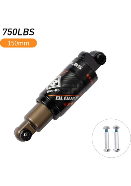 150 mm Tip 3 Stili Bisiklet Yağ Yaylı Amortisör Dağ Bisikleti Arka Amortisör Alüminyum Alaşımlı Mtb Arka Amortisör Süspansiyon Vida Kiti ile (Yurt Dışından)