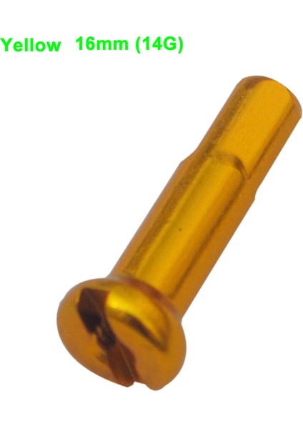 14MM Sarı Tarzı Mtb Dağ Bisikleti Jant Kapağı Çok Renkli Bisiklet Jant Kapağı Bakır Göğüs Ucu mm 14G * 2mm (Yurt Dışından)