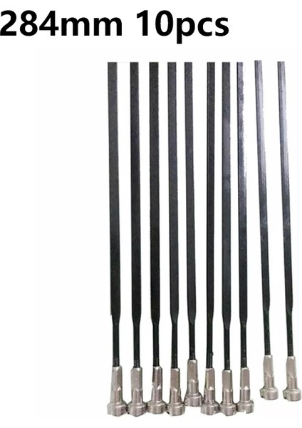 284MM 10 Adet Stil Mavıc Cr Ak Eq Jant Takımı Spokeli Yol Bisikleti Düz Düz Spokeler ile Spok Kapakları Paslanmaz Çelik Bisiklet Spokes (Yurt Dışından)