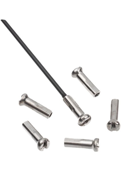 259MM Tarzı Bisiklet Onarım Aracı 10 Set 14G Bisiklet Paslanmaz Çelik Saplar ve Uçları ile Dağ Yolu Yüksek Dayanıklılıkta Bisiklet Teli (Yurt Dışından)