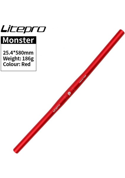 Kırmızı 540MM Tarzı Dayanıklı Düz Saplı Katlanabilir Litepro Bisiklet Direksiyonu Sabit Dağ Bisikleti Direksiyonu Açık Hava Sürüşü Universal (Yurt Dışından) fiyatları