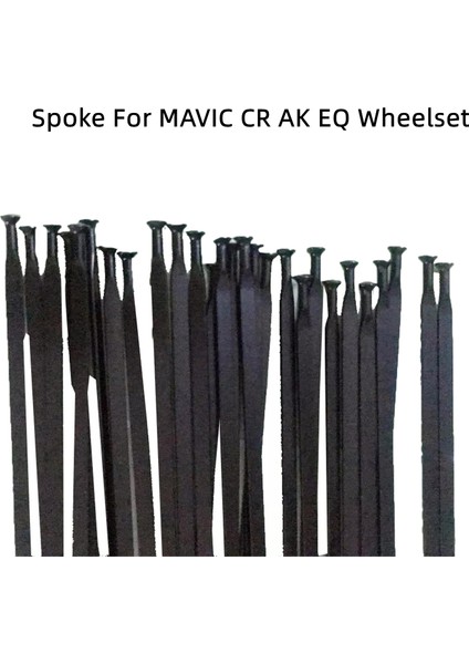 261MM 10 Adet Stil Mavıc Cr Ak Eq Jant Takımı Spokeli Yol Bisikleti Düz Düz Spokeler ile Spok Kapakları Paslanmaz Çelik Bisiklet Spokes (Yurt Dışından)