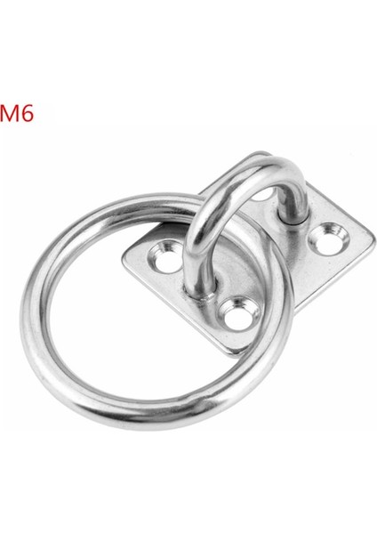 M5 Tarzı Ağır Hizmet Paslanmaz Çelik Kare Göz Plakası Göz Kanca ile Yuvarlak Halka Tekne Deniz Donanımı Için Yelkenli Tekne (Yurt Dışından) fiyatları