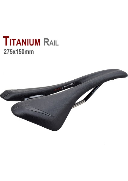 Siyah Tı -150 Tarzı Body Geometry Dağ Yol Bisikleti Koltuk Yastığı Krom Molibden Titanyum Raylı Pu Deri Konforlu Mtb Katlanır Bisiklet Arka Koltuk (Yurt Dışından)