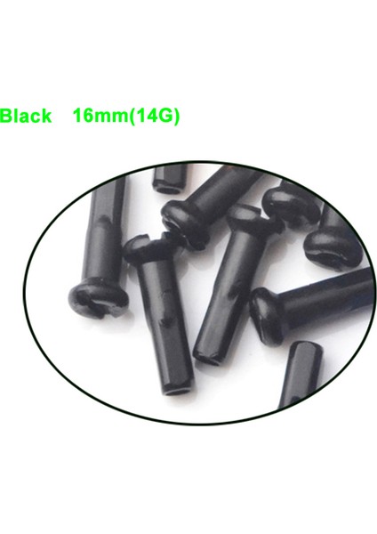 14MM Siyah Tarzı Mtb Dağ Bisikleti Jant Kapağı Çok Renkli Bisiklet Jant Kapağı Bakır Göğüs Ucu mm 14G * 2mm (Yurt Dışından)