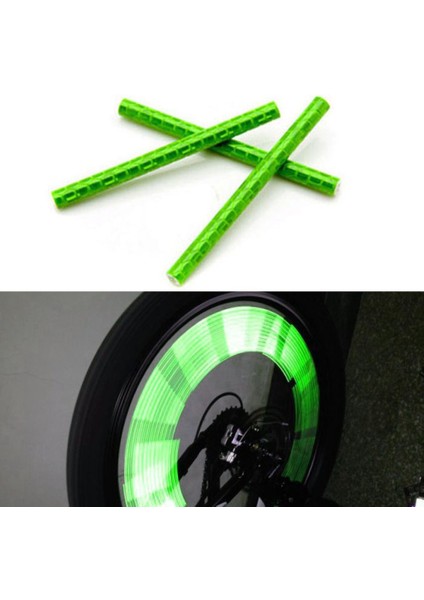 Kırmızı Stil Bisiklet Tekerlek Jant Reflektör Klipsleri Mtb Yol Bisikleti Yansıtıcı Şerit Tüp Bisiklet Reflektör Катафоты Для Вelosipеда (Yurt Dışından)