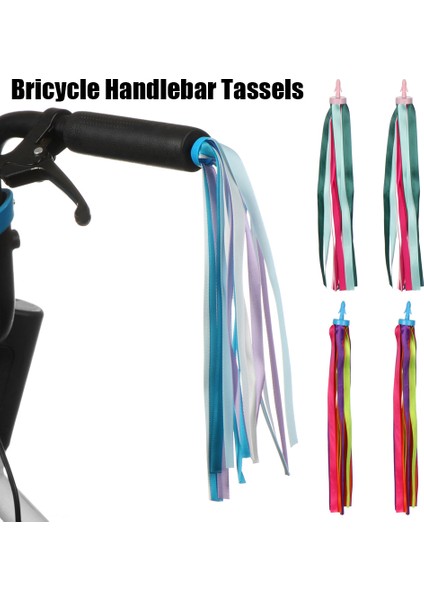 NO.45294 Stili 2 Adet Üç Tekerlekli Bisiklet Direksiyonu Scooter Parçaları Püsküller Akışkanlar Püskül Bisiklet Bisiklet Dekorasyon Çocuk Kız Erkek Bisiklet Aksesuarları (Yurt Dışından) indirimleri