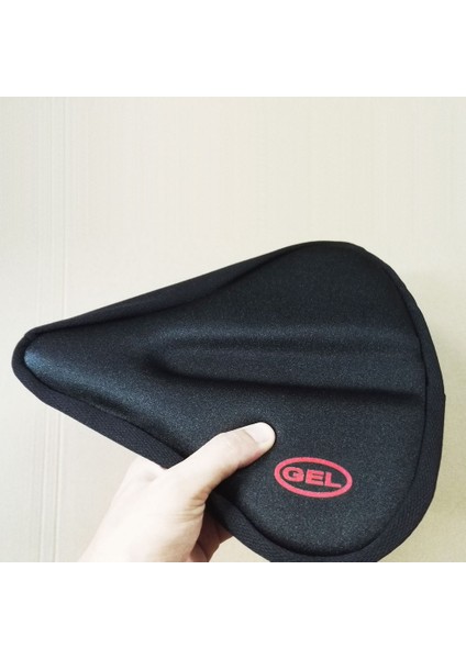 Yeni Geniş Bisiklet Sele Bisiklet Silikon Jel Yastık Rahat 3D Yumuşak Ped Bisiklet Sele Mtb Koltuk Kılıfı (Yurt Dışından)