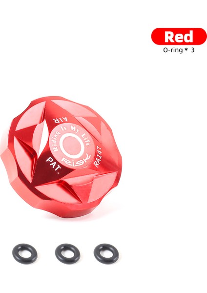 Kırmızı Stil Bisiklet Amortisör Çatal Üst Kapağı Hava Geçirmez Vana Kapağı Hafif Bisiklet Hava Çatal Toz Geçirmez Koruyucu Kapak (Yurt Dışından)