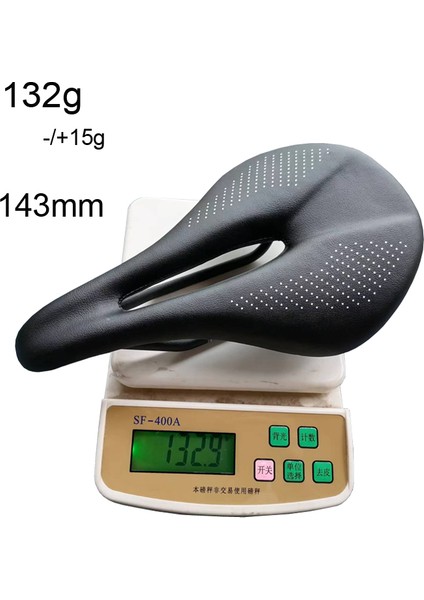 B 143MM Stili Hot Tam Karbon Koltuk Yol Bisikleti Yastık Dağ Bisikleti Koltuğu Süper Hafif Deri Karbon Yastıklar Ultra Hafif Boş Sadeller (Yurt Dışından)