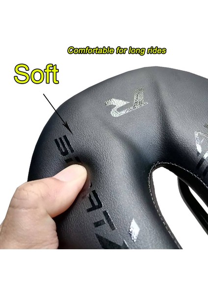 B 143MM Stili Hot Tam Karbon Koltuk Yol Bisikleti Yastık Dağ Bisikleti Koltuğu Süper Hafif Deri Karbon Yastıklar Ultra Hafif Boş Sadeller (Yurt Dışından) fırsatları