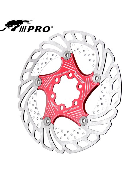Serin 140RED Style Dağ Bisikleti Fren Diskleri Mtb Rotor Disko Bisiklet Kaliper Dağ Bisikleti Frenleri Soğutma Bisiklet Aksesuarları (Yurt Dışından)