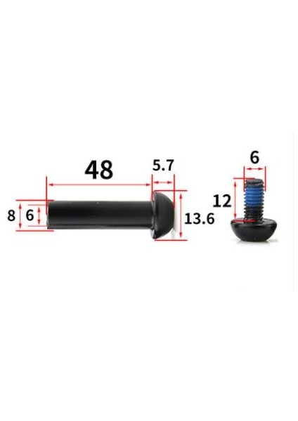 No.13 Tarzı Kalosse Bisiklet Arka Şok Vidaları Tam Süspansiyon Dağ Bisikleti Civatalar Karbon Çelik Güçlü Vidalar (Yurt Dışından)