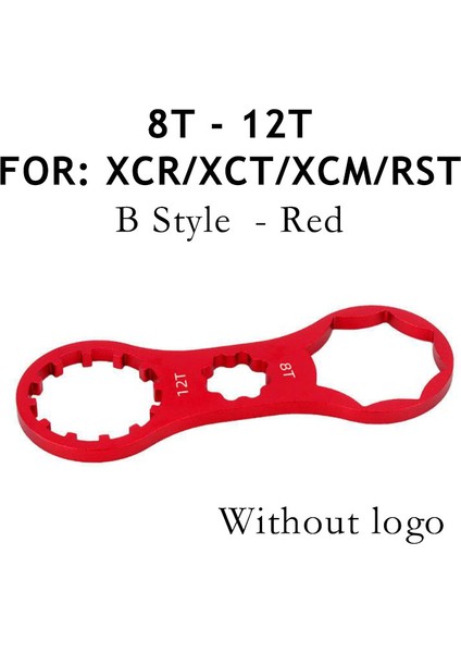 Stil B - Kırmızı Stil Sr Suntour Xcrxctxcmrst Mtb Bisiklet Ön Çatal Kapak Anahtarı Şaft Demonte Aracı Risk Alüminyum Bisiklet Ön Çatal Onarım Aracı (Yurt Dışından)