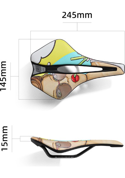 Tarzı K Tarzı Enlee Bisiklet Yarışı Koltuğu Mtb Yol Bisikleti Ultrahafif Sele 230G Hollow Ergonomik Tasarım Cr-Mo Koltuk Rayı Bisiklet Koltuğu (Yurt Dışından)