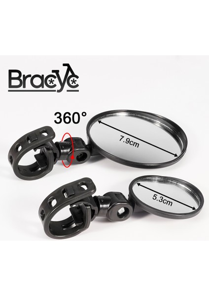 2 Adet Oval (Düz) Tarzı Evrensel Bisiklet Arka Görüş Aynası Ayarlanabilir Döner Geniş Açılı Bisiklet Direksiyon Aynası Mtb Yol Bisikleti Aksesuarları Için (Yurt Dışından) fiyatları