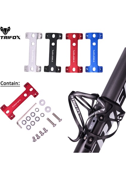 Şişe Kafesi B Yeşil Stil Trıfox Çift Şişe Kafesi Adaptörü 1 Için 2 BCA100 Tam Karbon Fiber Su Şişesi Kafesi Mtb Yol Bisikleti Şişe Tutucu (Yurt Dışından) fiyatları