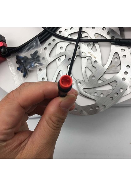 SET28 Tarzı Sıfır Kaabo Kugoo E-Bisikleti Için Zoom Bike Elektrikli Scooter Güç Kapalı Kontrol Yağ Hidrolik Disk Fren Kaliperi (Yurt Dışından)