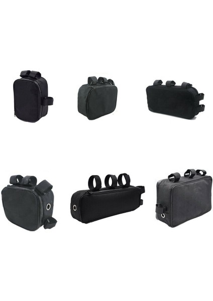 9X29X19CM Tarzı Bisiklet Bisiklet Tüp Çerçeve Paket Çantası Kılıf Pil Li-Ion Aracı Kutu Depolama Askılı Çoklu Boyutlar Su Geçirmez Kolaylık Için Bisiklet (Yurt Dışından)