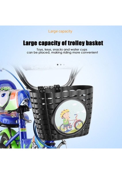 1 Adet -3 Tarzı Plastik Scooter Direksiyon Sepeti Bisiklet Ön Taşıyıcı Çantası Arka Bisiklet Ön Sepeti Sticker Çocuk Bisikleti Depolama Çantası (Yurt Dışından) fiyatları