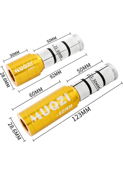 60MM Kırmızı Stil C Alüminyum Mtb Yol Dağ Bisiklet Çatalı Genişleme Yıldızı Somun Gizli Karbon Alaşım Bisiklet Ön Çatal Boru Uzatıcı mm (Yurt Dışından)