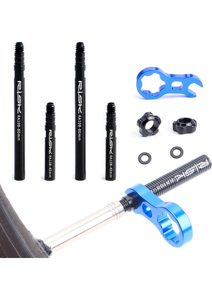 RA108B 45MM Stili Bisiklet Tüpü Presta Uzatma Parçası mm Monobody Ya Da Ayrılabilir Fv Uzantısı Için Bağımsız Çıkarılabilir Çekirdekli W Aracı N O-Rings ile (Yurt Dışından) fiyatları