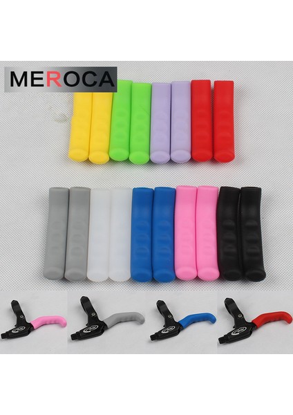 Gri Tarzı Mtb Dağ Yol Katlanır Sabit Dişli Bisiklet Bisiklet V Fren El Kolları Silikon Silika Jel Koruyucu Kılıf Kılıfı (Yurt Dışından) fiyatları