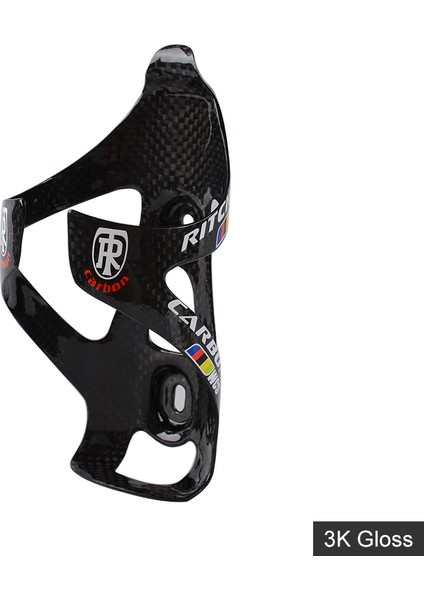 Parlak Stil Yol Bisikleti Dağ Bisikleti Karbon Fiber Bisiklet 3k Parlak Mat Şişe Kafesi Bisiklet Su Şişesi Tutucu (Yurt Dışından)