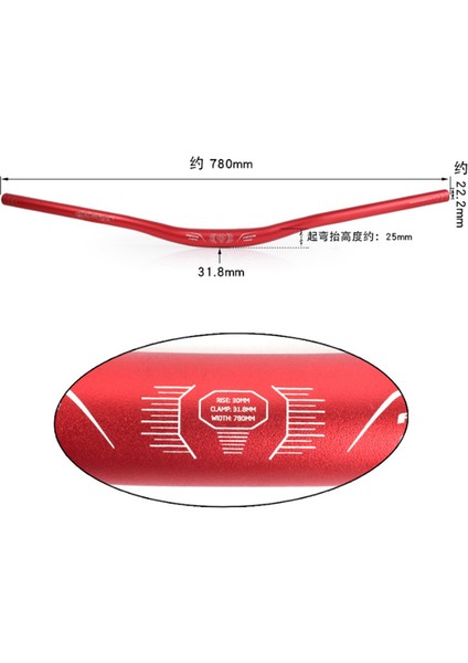 Yeşil 780MM Tarzı Bisiklet Direksiyon Fmf Alüminyum Alaşım Dağ Bisikleti Downhill Mtb Hafif mm Yüksek Xc Am Dh Için Uygun (Yurt Dışından) fırsatları