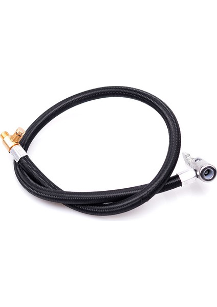 Uzunluk 10CM Tarzı Şişme Pompa Uzatma Araba Pompa Adaptörü Otomatik Kompresör Lastik Montaj Kiti Hava Chuck Inflator Hava Pompası Valf Klipsi Kelepçe Adaptörü (Yurt Dışından)