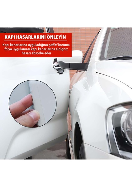 Araç Kapı Eşik Kaput Çizik Önleyici Şeffaf Koruma Folyosu - Ragle Hediyeli indirimleri