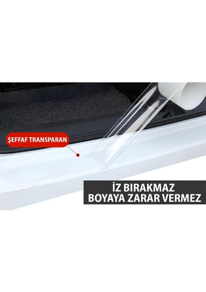 Araç Kapı Eşik Kaput Çizik Önleyici Şeffaf Koruma Folyosu - Ragle Hediyeli
