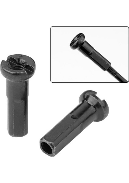 13G 13MM Siyah 20PC Stili Pcs Pirinç Jant Nipel 14G 13G 12G Mtb Yol Bisikleti Tekerlek E-Bisiklet Scooter Jant Kapağı Cu Somun Bakır Parçaları (Yurt Dışından)