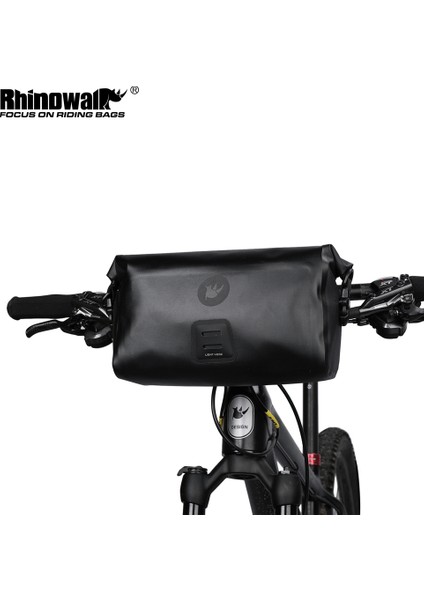 Yalnızca Küçük Çanta 4lx1 Stili Rhinowalk Bisiklet Direksiyon Çantası 4L-12L Bisiklet Çantası Su Geçirmez Büyük Kapasiteli Çerçeve Ön Tüp Çantası Bagaj Bisiklet Aksesuarları (Yurt Dışından) modelleri