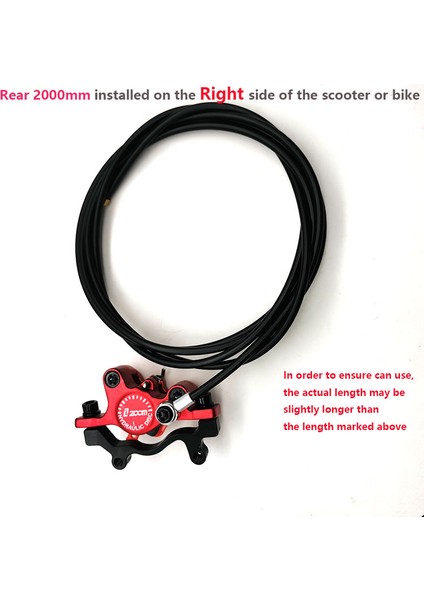 SET23 Tarzı Sıfır Kaabo Kugoo E-Bisikleti Için Zoom Bike Elektrikli Scooter Güç Kapalı Kontrol Yağ Hidrolik Disk Fren Kaliperi (Yurt Dışından)