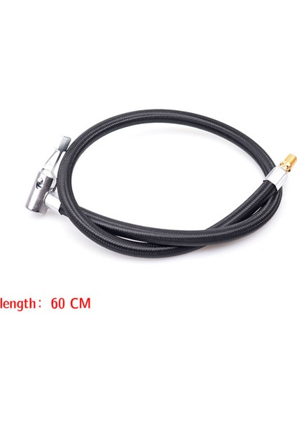 60CM Tarzı Motosiklet Bisiklet Lastik Şişirme Hortumu Hızlı Bağlantı Nozulu Mtb Bisiklet Şişirilebilir Hava Pompası Uzatma Tüp Adaptörü (Yurt Dışından)