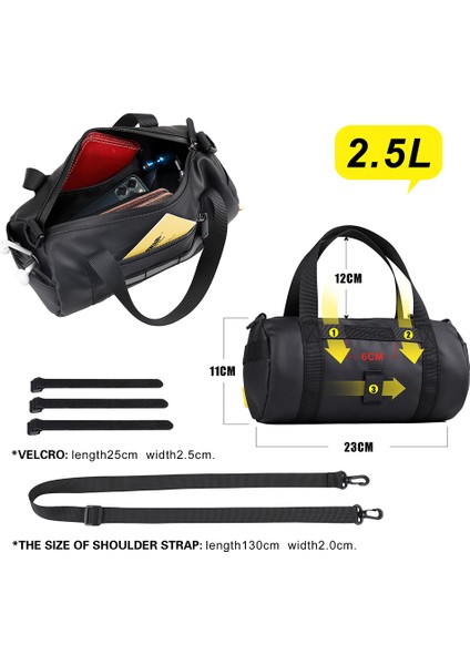 X2011 Siyah Tarzı Rhinowalk Bisiklet Çantası Direksiyon Çantası Büyük Kapasite Ön Tüp Bisiklet Çantası Çok Fonksiyonlu Sürüş Aracı Paketi Sepeti Aksesuarları (Yurt Dışından) fırsatları