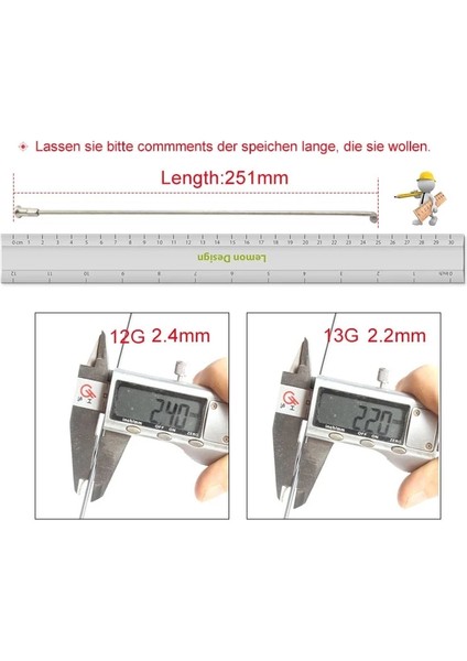 5pcs 12G 220MM Tarzı G Bisiklet Konuşma Uzunluğu mm Gümüş Ebike Tekerlek Jant Parçası Kesicilerle Çelik Paslanmaz Elektrikli Bisiklet Yol Gücü (Yurt Dışından) indirimleri