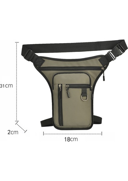 C Altın Tarzı Motorsiklet Bırak Bacak Yan Çantası Su Geçirmez Eva Sert Kabuk Çanta Açık Hava Rahat Bel Çantası Motosiklet Bisiklet Çantası Bisiklet Hip Kemer Çantası (Yurt Dışından)