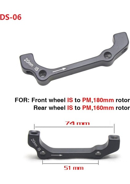 ZT18-8 Tarzı 1 Adet Dağ Bisikleti Disk Fren Dönüştürücü Hafif Braket Is Pm Ab Den Pm A'ya Disk Fren Montaj Adaptörü (Yurt Dışından) indirimleri