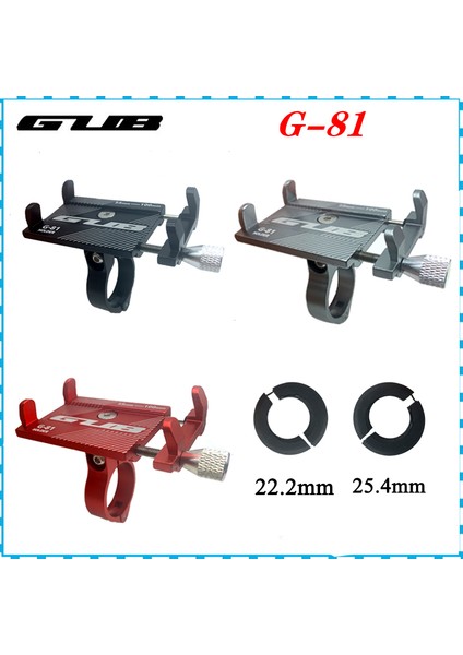 Siyah G81 Stili Gub G81 G-81 Alüminyum Bisiklet Telefon Tutucu Telefon Ayarlanabilir Destek Gps Bisiklet Telefon Standı Montaj Braketi (Yurt Dışından) fiyatları
