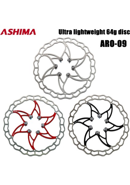 140MM Siyah Tarzı Ashıma Mtb Dağ Bisikleti Rotor Paslanmaz Süper Hafif Disk Fren Aro Civatalar Rotor (Yurt Dışından)