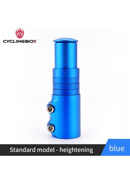 124MM Mavi Tarzı Bisiklet Gidon Uzatıcı Bisiklet Sapı Artırılmış Mtb Bisiklet Çatal Sapı Yükseltme Adaptörü Bisiklet Parçaları Aksesuarları (Yurt Dışından)