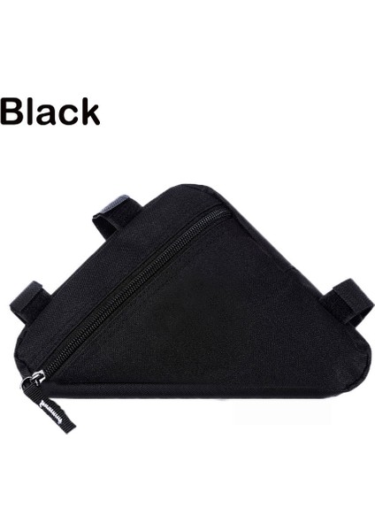 Siyah Stil Bisiklet Çantası Ön Tüp Çerçeve Direksiyon Su Geçirmez Bisiklet Çantaları Üçgen Çanta Tutucu Bisiklet Aksesuarları (Yurt Dışından)