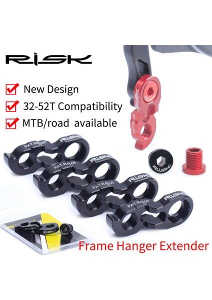 1 Takım Siyah Tarzı Rısk Arka Aktarıcı Askı Uzatma Kiti Bisiklet Kuyruk Kanca Uzatma Alüminyum Bisiklet Aktarıcı Adaptörü Bisiklet Parçaları (Yurt Dışından) modelleri