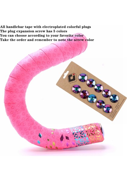 Kırmızı Stili Tak Odı Bisiklet Gidon Bandı Elektrokaplamalı Renkli Fişli Ultralight Yüksek Performans Yol Bisikleti Gidon Bantları Bisiklet Aksesuarları (Yurt Dışından) fırsatları