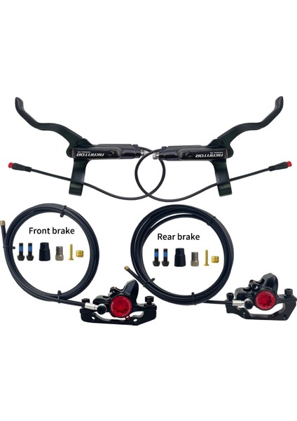 Kırmızı A3 Stili Akantor AK-950E Elektrikli Scooter Hidrolik Disk Fren Güç Kesme Kablosu Hattı Zero 10X 11X Kugoo G1 E-Scooter Için (Yurt Dışından)