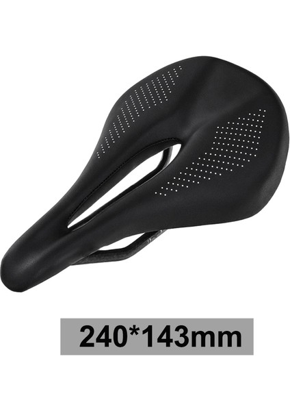 Siyah 143MM Tarzı Karbon Fiber Bisiklet Koltuğu Mtb Yol Bisikleti Koltuğu Hafif Hava Delikli Süper Hafıza Sünger Rahat Bisiklet Yarış Koltuğu (Yurt Dışından)