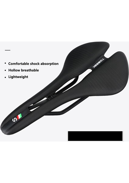 Siyah Stil Toseek Mtb Yol Bisikleti Koltuğu Ultrahafif 185G Yarış Koltuğu Hollow Ergonomik Tasarım Cr-Mo Koltuk Rayı Bisiklet Parçaları 7 Renk (Yurt Dışından)