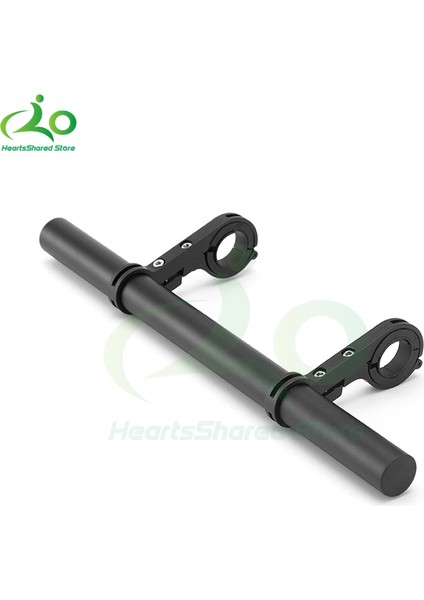 Siyah 26CM Tarzı Karbon Tüp Bisiklet Direksiyon Uzatıcı Çift Kelepçe Alaşım Braket Direksiyon Uzatma Bisiklet Işık Gps Bilgisayar Çerçeve Işık Klipsi (Yurt Dışından)
